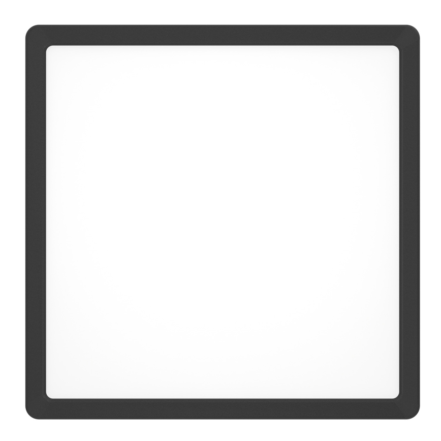 Eglo - LED RGBW prigušivo kupaonsko stropno svjetlo LED/13,5W/230V 2700-6500K 29,5x29,5 cm IP44 crna