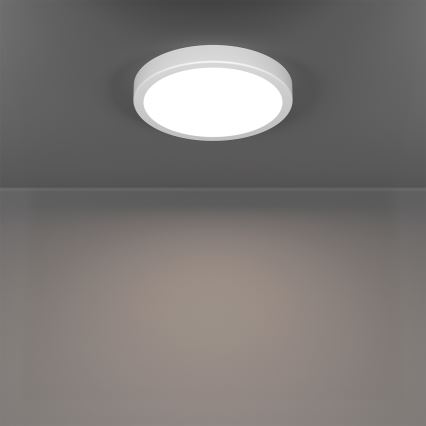 Eglo - LED RGBW prigušivo kupaonsko stropno svjetlo LED/11,2W/230V 2700-6500K Ø 21,1 cm IP44 bijela
