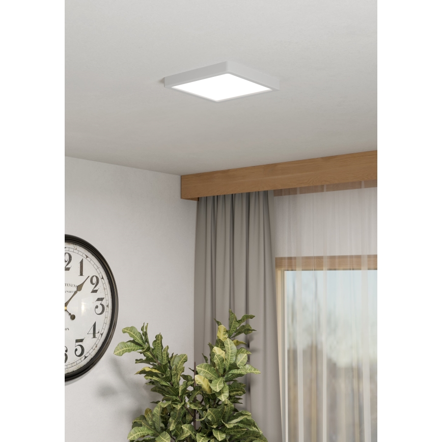 Eglo - LED RGBW stropna kupaonska svjetiljka s mogućnošću prigušenja LED/10,5W/230V 2700-6500K 22x22 cm IP44 bijela