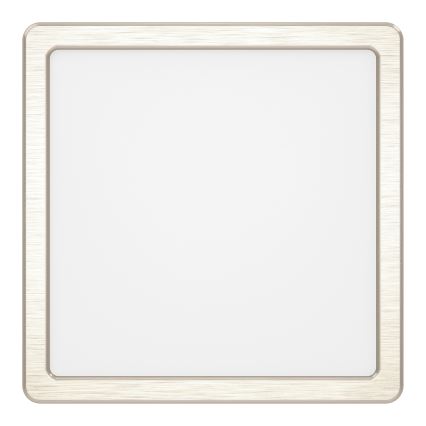 Eglo - LED RGBW prigušivo kupaonsko stropno svjetlo LED/10,5W/230V 2700-6500K 22x22 cm IP44 matirani krom