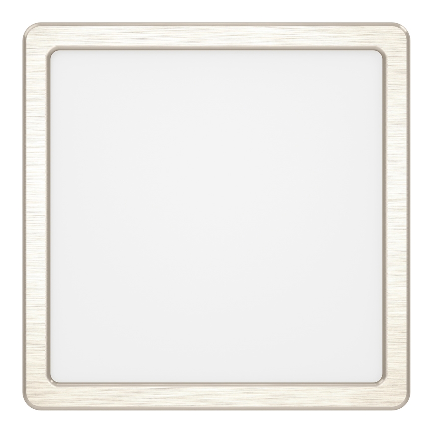 Eglo - LED RGBW prigušivo kupaonsko stropno svjetlo LED/10,5W/230V 2700-6500K 22x22 cm IP44 matirani krom