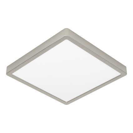Eglo - LED RGBW stropno svjetlo za kupaonicu s mogućnošću prigušivanja LED/13,5W/230V 2700-6500K 29,5x29,5 cm IP44 matni krom