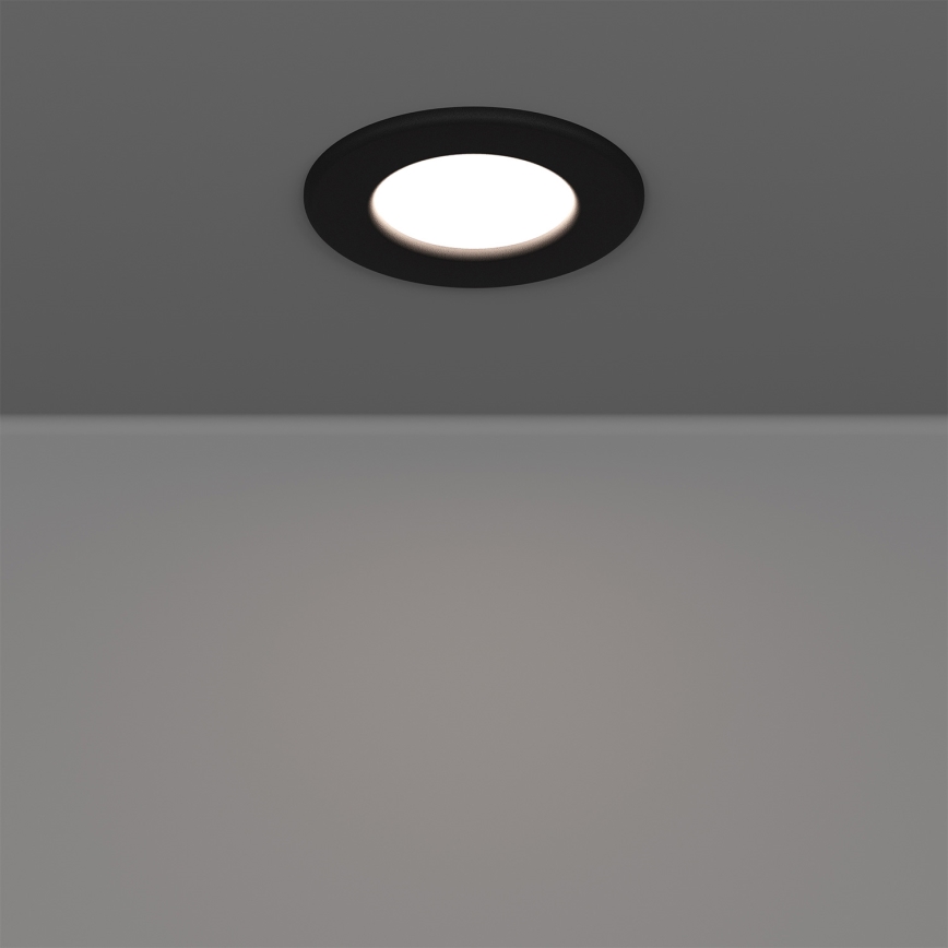 Eglo - SET od 3 ugradnih LED svjetiljki LED/3,7W/230V 2700/4000/6500K, promjer 8,8 cm, crne