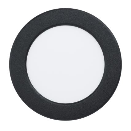 Eglo - LED ugradna stropna svjetiljka LED/6,3W/230V 2700/4000/6500K Ø 11,9 cm crna
