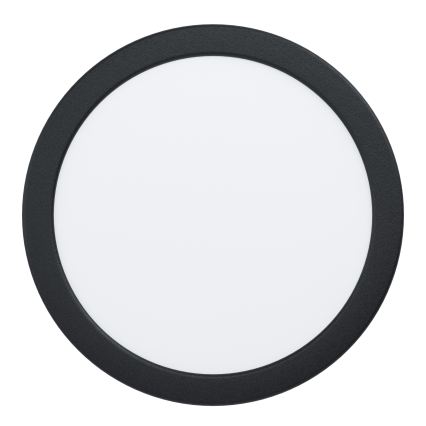 Eglo - LED ugradna stropna svjetiljka LED/18,5W/230V 2700/4000/6500K promjer 21,6 cm crna