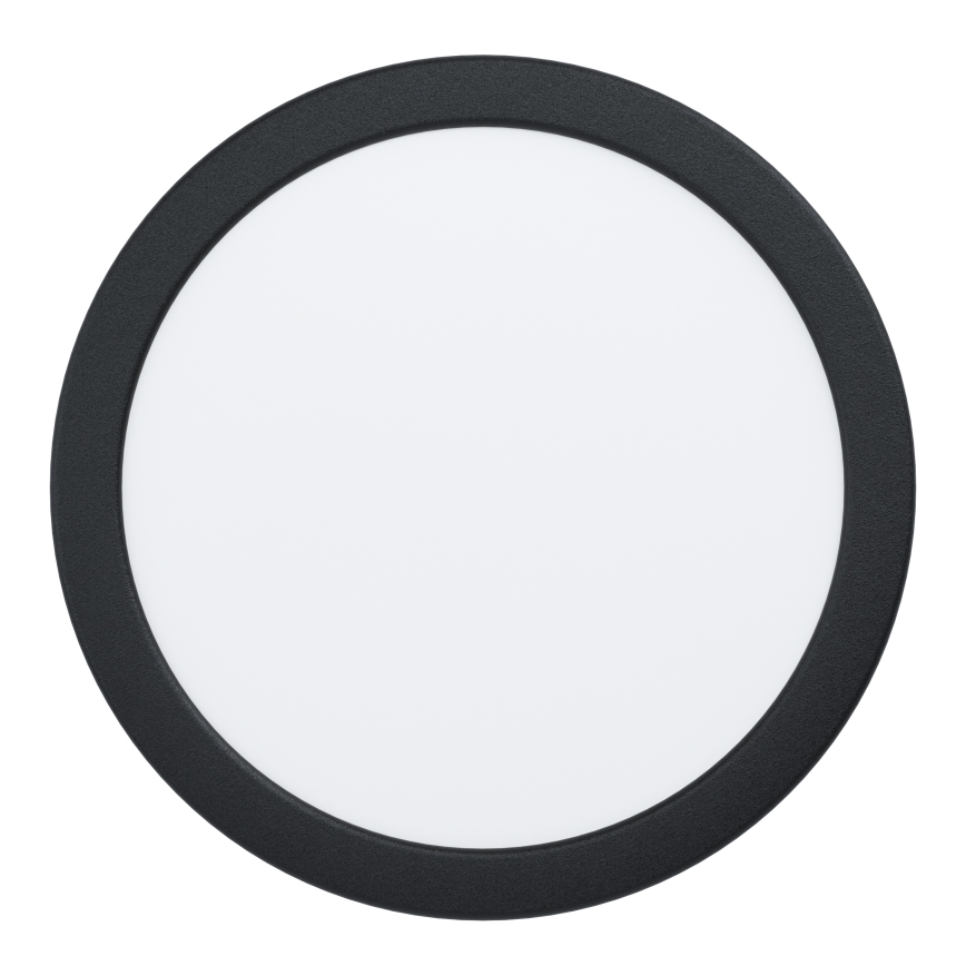 Eglo - LED ugradna stropna svjetiljka LED/18,5W/230V 2700/4000/6500K promjer 21,6 cm crna