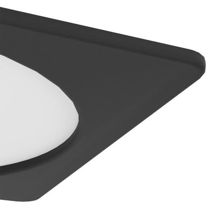Eglo - Ugradna LED stropna svjetiljka LED/10,5W/230V 2700/4000/6500K 16,6x16,6 cm crna