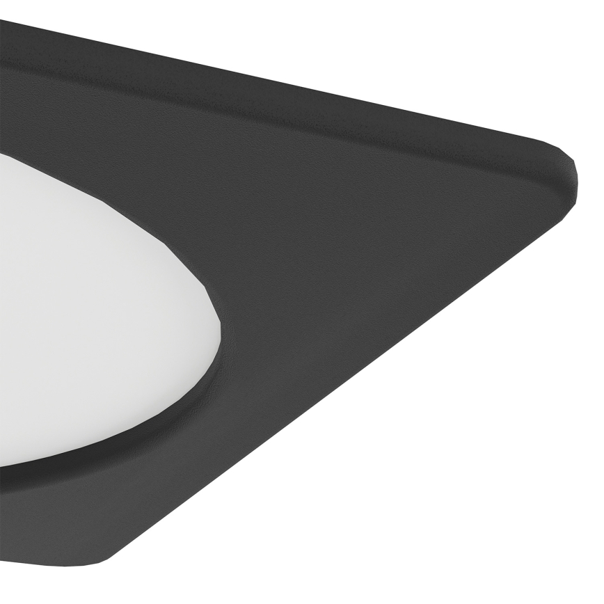 Eglo - Ugradna LED stropna svjetiljka LED/10,5W/230V 2700/4000/6500K 16,6x16,6 cm crna