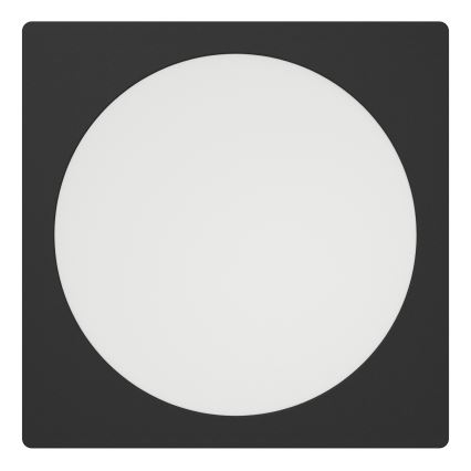 Eglo - LED ugradna stropna svjetiljka LED/18,5W/230V 2700/4000/6500K 21,6x21,6 cm crna