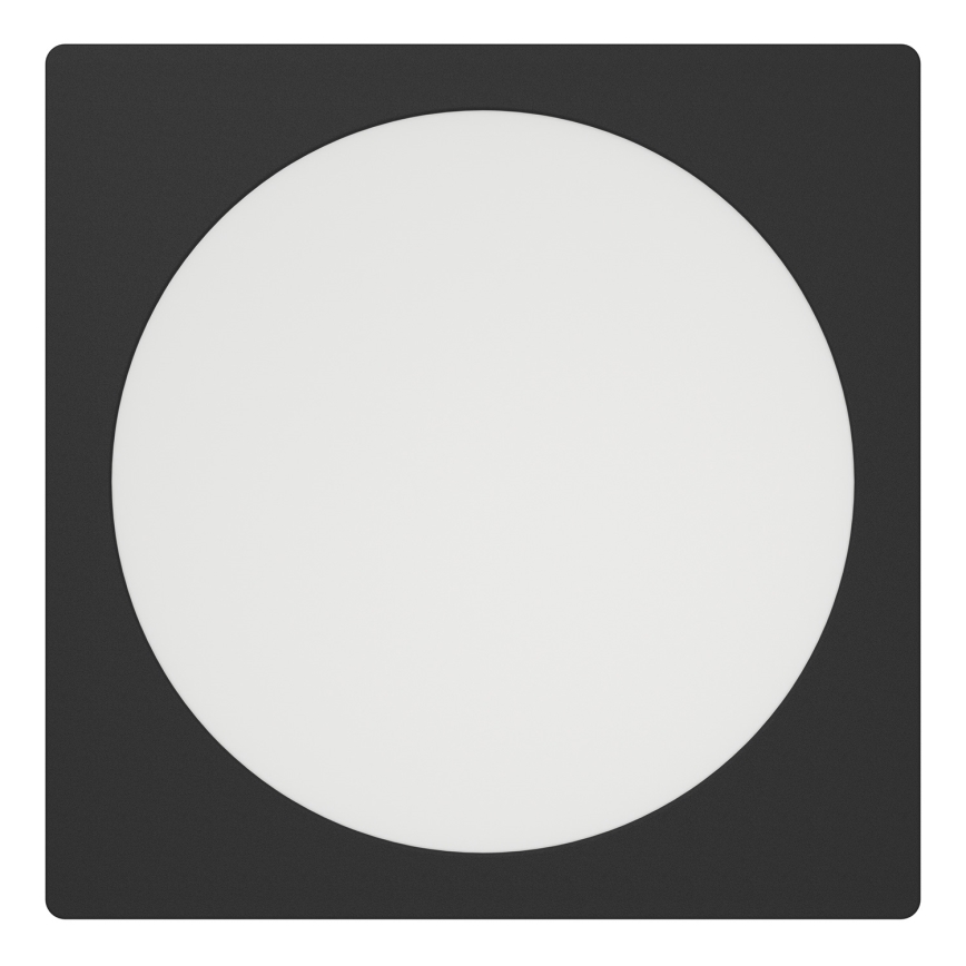 Eglo - LED ugradna stropna svjetiljka LED/18,5W/230V 2700/4000/6500K 21,6x21,6 cm crna