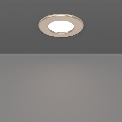 Eglo - Set 3x LED ugradne stropne svjetiljke LED/3,7W/230V 2700/4000/6500K promjer 8,8 cm matni krom