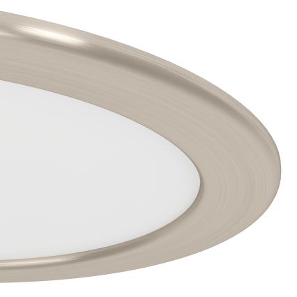 Eglo - Ugradna LED svjetiljka LED/10,5W/230V 2700/4000/6500K Ø 16,8 cm matirani krom