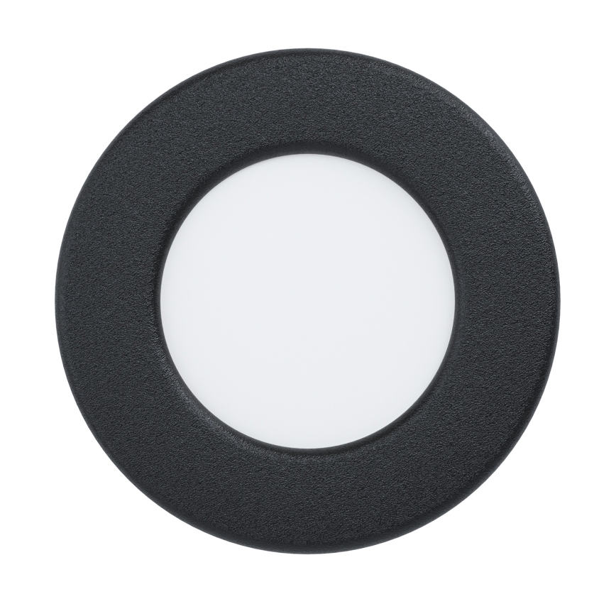 Eglo - Kupaonsko ugradno LED svjetlo LED/3,7W/230V 2700/4000/6500K Ø 8,8 cm IP44 crna