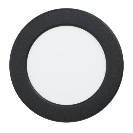 Eglo - LED kupaonsko ugradno stropno svjetlo LED/6,3W/230V 2700/4000/6500K Ø 11,9 cm IP44 crno