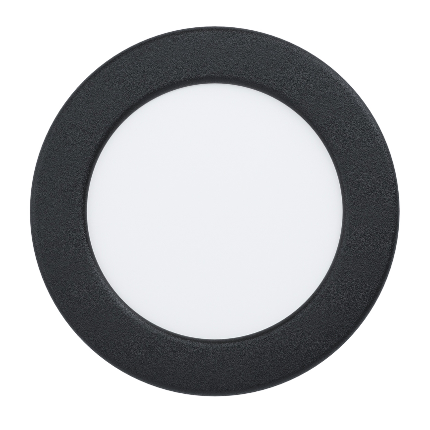 Eglo - LED kupaonsko ugradno stropno svjetlo LED/6,3W/230V 2700/4000/6500K Ø 11,9 cm IP44 crno