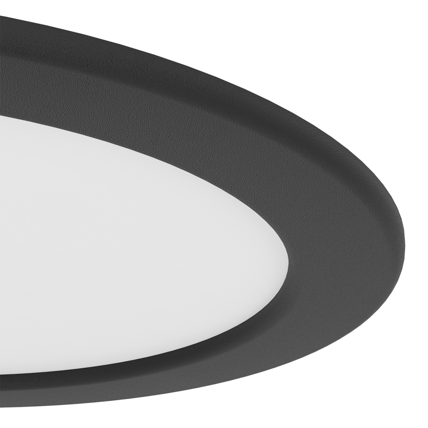 Eglo - LED ugradna svjetiljka za kupaonicu LED/10,5W/230V 2700/4000/6500K prom. 16,8 cm IP44 crna