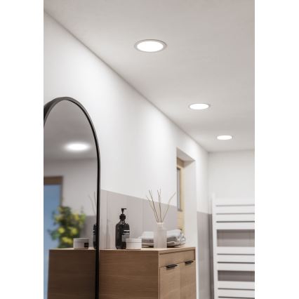 Eglo - LED ugradno stropno svjetlo za kupaonicu LED/10,5W/230V 2700/4000/6500K pr. 16,8 cm IP44 bijela