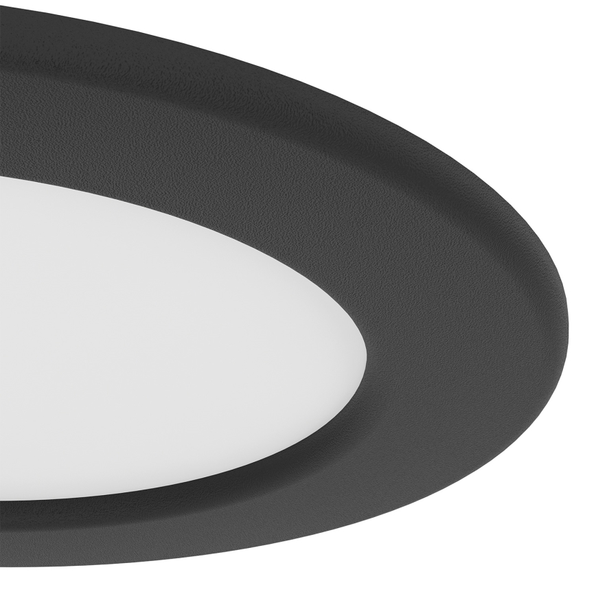 Eglo - LED RGBW prigušiva ugradna svjetiljka za kupaonicu LED/5W/230V 2700-6500K Ø 12 cm IP44 crna