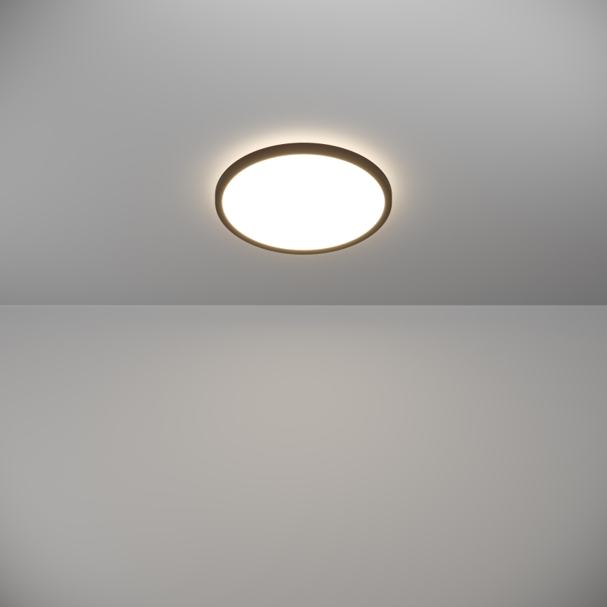 Eglo - LED Stropna svjetiljka za kupaonicu LED/13,9W/230V 2700/4000/6500K pr. 30 cm IP44 crna