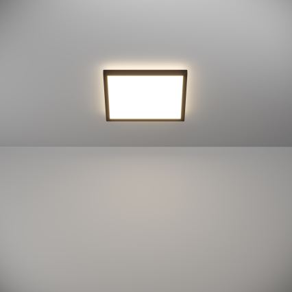 Eglo - LED Stropna svjetiljka za kupaonicu LED/13,4W/230V 2700/4000/6500K 29x29 cm IP44 crna