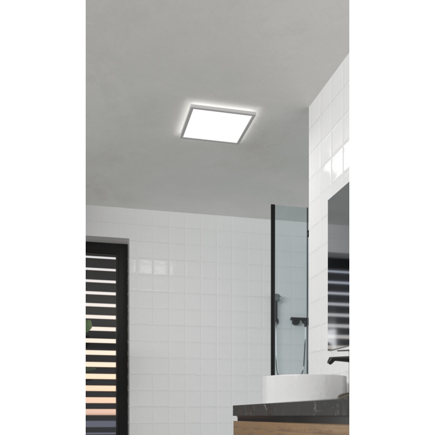 Eglo - LED Stropna svjetiljka za kupaonicu LED/17,6W/230V 2700K/4000K/6500K 39x39 cm IP44 bijela