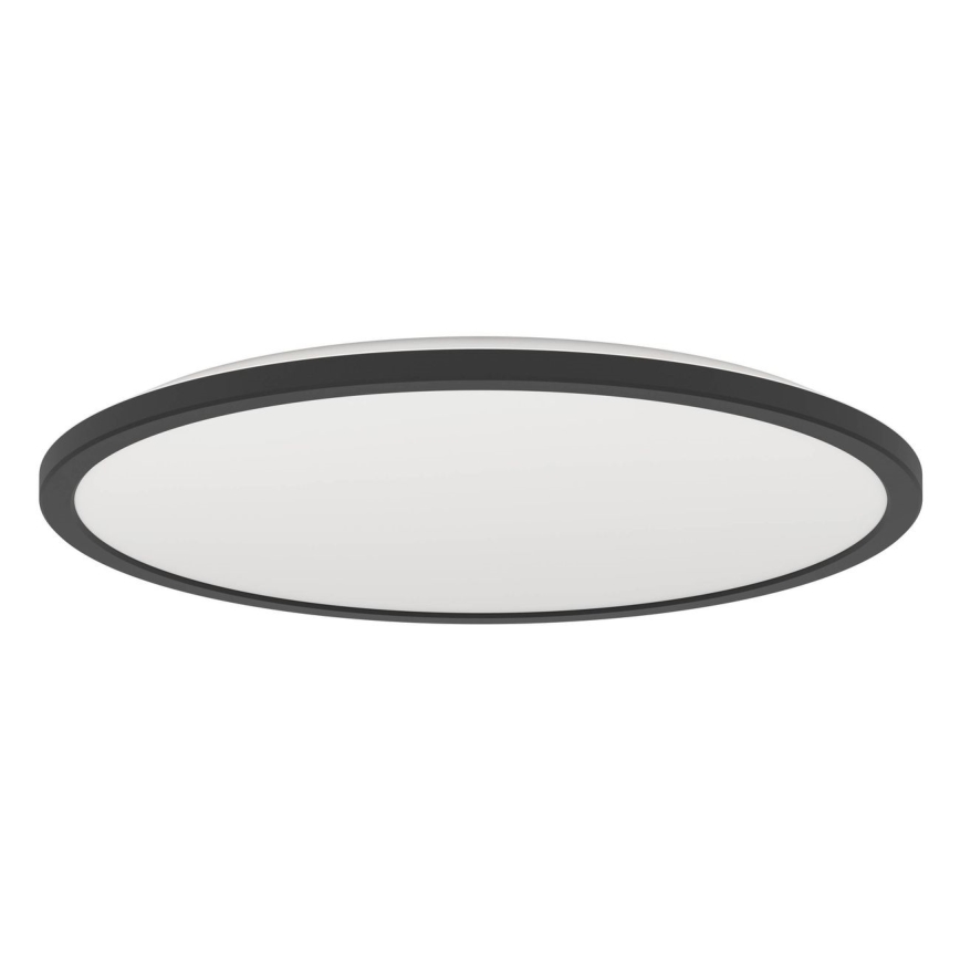 Eglo - LED Prigušiva stropna svjetiljka za kupaonicu LED/16,8W/230V 2700-6500K pr. 50 cm IP44 crna + daljinski upravljač