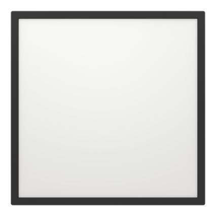 Eglo 901457 - LED Prigušiva stropna svjetiljka za kupaonicu LED/17W/230V 2700-6500K 50x50 cm IP44 crna + daljinski upravljač