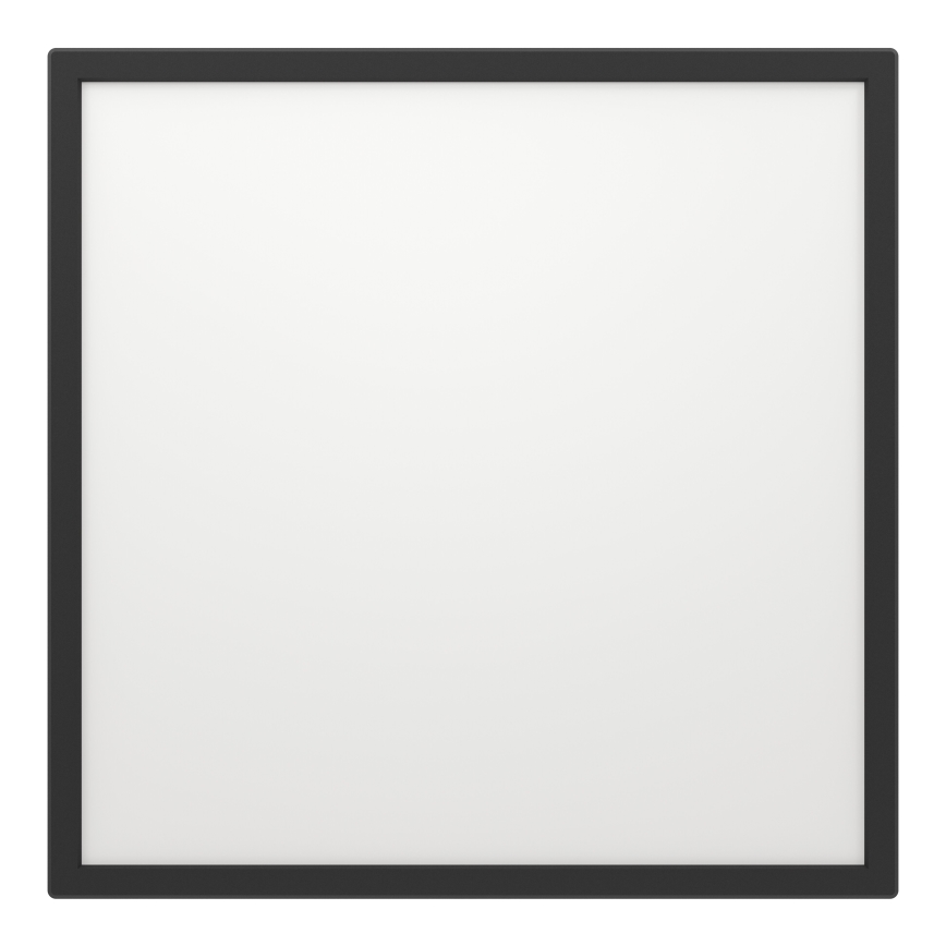 Eglo 901457 - LED Prigušiva stropna svjetiljka za kupaonicu LED/17W/230V 2700-6500K 50x50 cm IP44 crna + daljinski upravljač