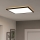 Eglo 901457 - LED Prigušiva stropna svjetiljka za kupaonicu LED/17W/230V 2700-6500K 50x50 cm IP44 crna + daljinski upravljač