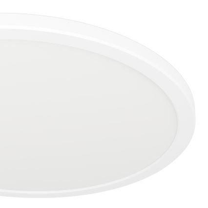 Eglo - LED Prigušiva stropna svjetiljka za kupaonicu LED/18,5W/230V 2700-6500K pr. 38,9 cm IP44 bijela + daljinski upravljač