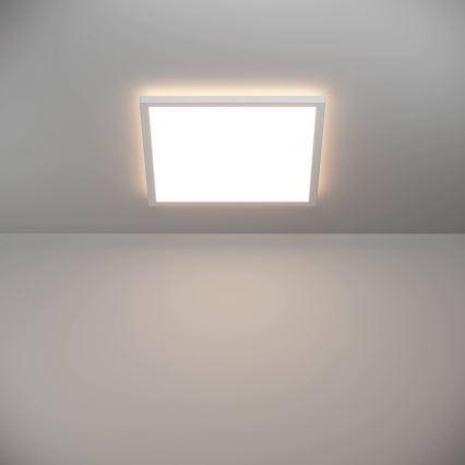 Eglo - LED Prigušiva stropna svjetiljka za kupaonicu LED/17,6W/230V 2700-6500K 39x39 cm IP44 bijela + daljinski upravljač