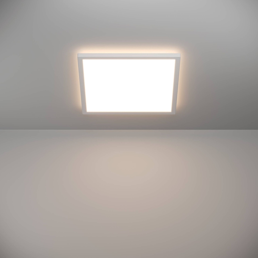 Eglo - LED Prigušiva stropna svjetiljka za kupaonicu LED/17,6W/230V 2700-6500K 39x39 cm IP44 bijela + daljinski upravljač