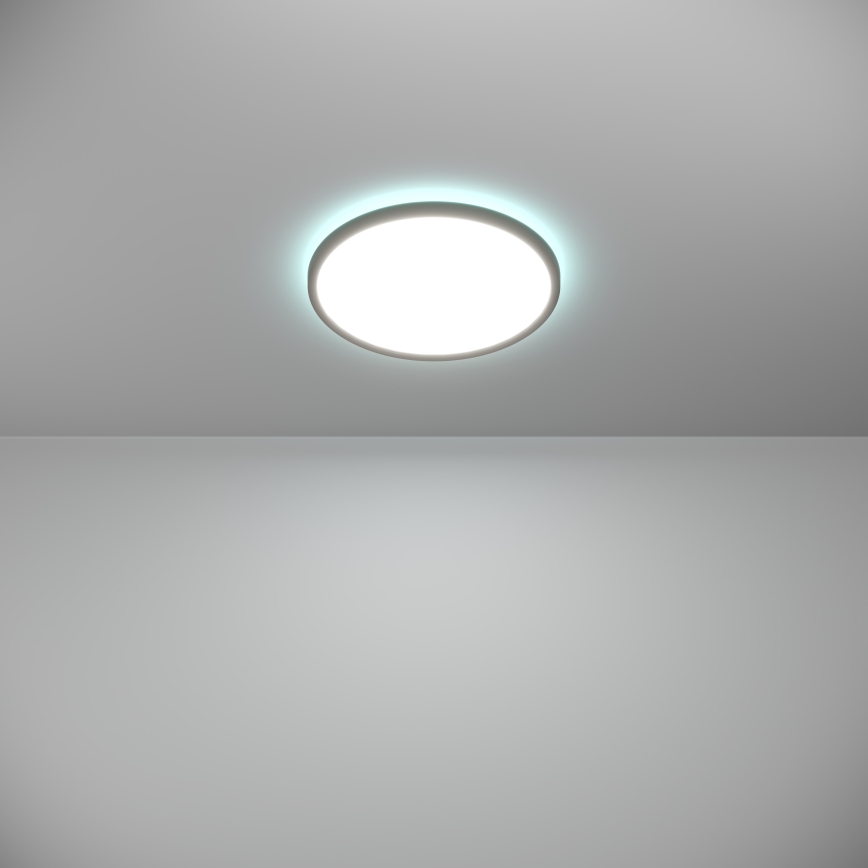 Eglo - LED RGBW stropna svjetiljka za kupaonicu s prigušivanjem LED/13,9W/230V 2700-6500K promjer 30 cm IP44 crna ZigBee
