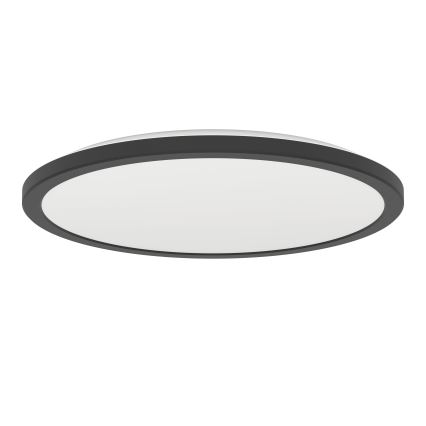 Eglo - LED RGBW Prigušiva stropna svjetiljka za kupaonicu LED/18,5W/230V 2700-6500K pr.38,9cm IP44 crna ZigBee