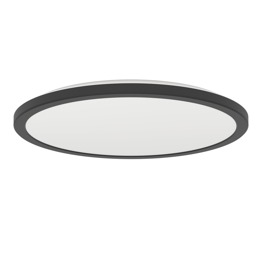 Eglo - LED RGBW Prigušiva stropna svjetiljka za kupaonicu LED/18,5W/230V 2700-6500K pr.38,9cm IP44 crna ZigBee
