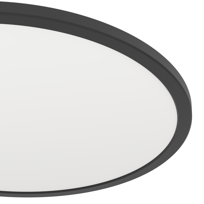 Eglo - LED RGBW Prigušiva stropna svjetiljka za kupaonicu LED/16,8W/230V 2700-6500K pr. 50 cm IP44 crna ZigBee
