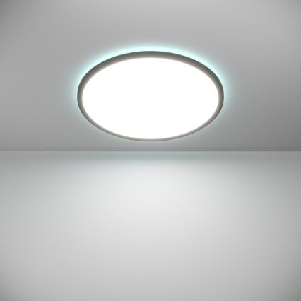 Eglo - LED RGBW Prigušiva stropna svjetiljka za kupaonicu LED/16,8W/230V 2700-6500K pr. 50 cm IP44 crna ZigBee