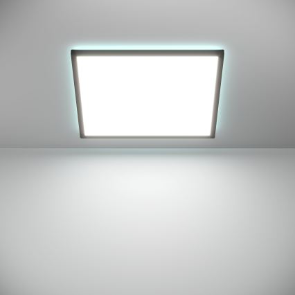 Eglo - LED RGBW Prigušiva stropna svjetiljka za kupaonicu LED/17W/230V 2700-6500K 50x50cm IP44 crna ZigBee