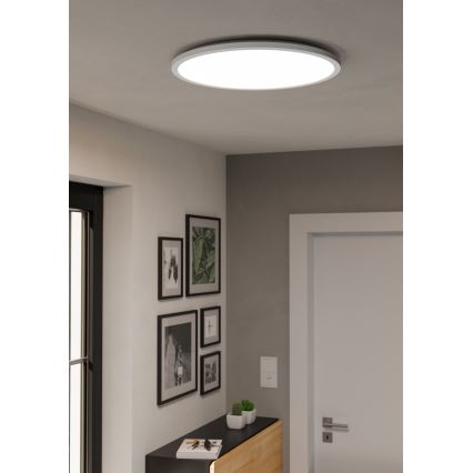 Eglo - LED RGBW Prigušiva stropna svjetiljka za kupaonicu LED/16,8W/230V 2700-6500K pr. 50 cm IP44 bijela ZigBee
