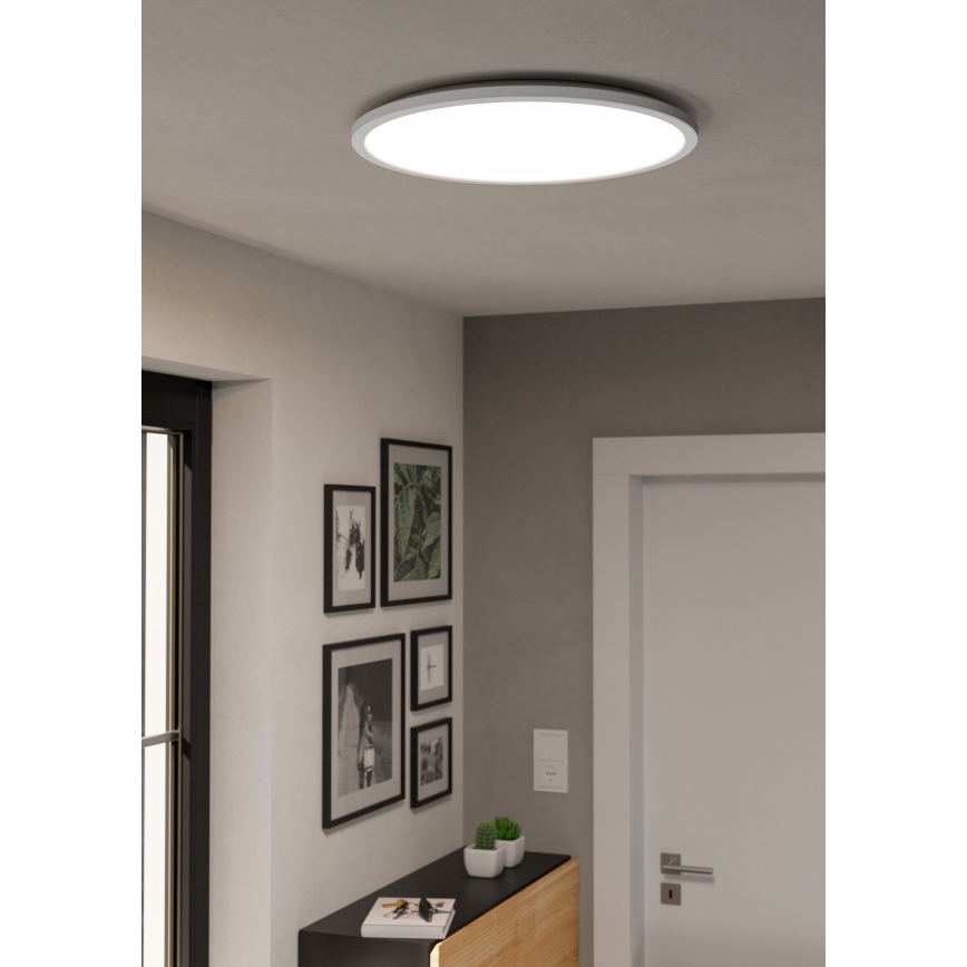 Eglo - LED RGBW Prigušiva stropna svjetiljka za kupaonicu LED/16,8W/230V 2700-6500K pr. 50 cm IP44 bijela ZigBee