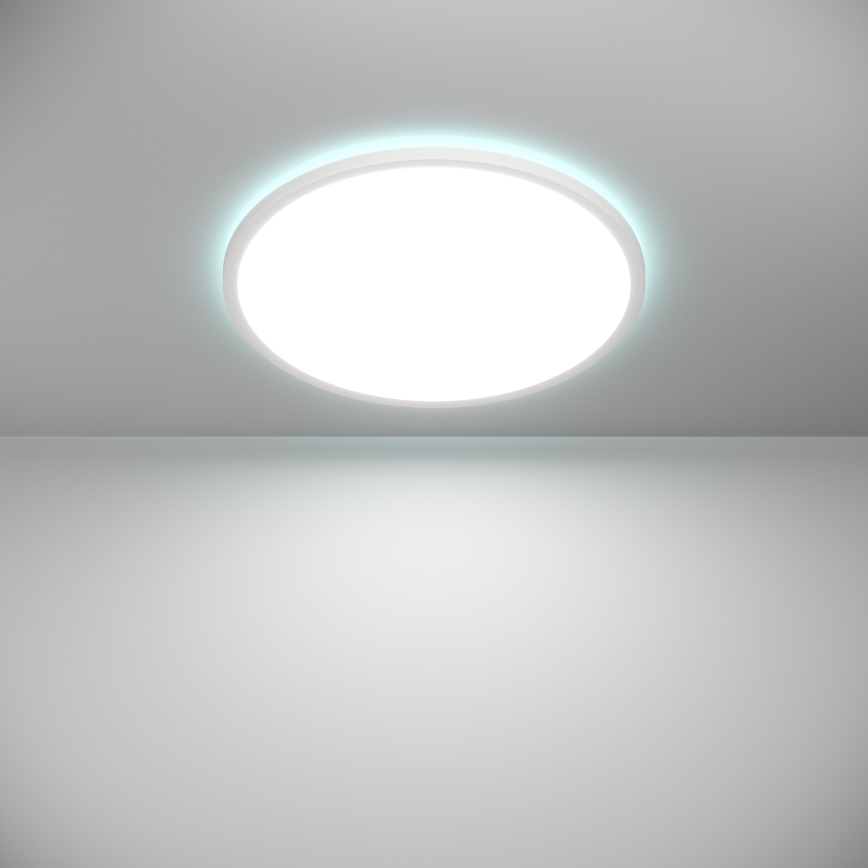 Eglo - LED RGBW stropna svjetiljka za kupaonicu s prigušivanjem LED/16,8W/230V 2700-6500K promjer 50 cm IP44 bijela ZigBee