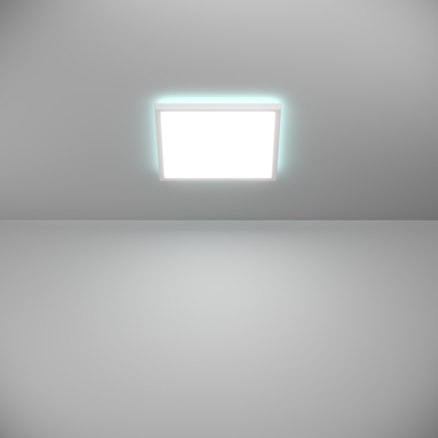 Eglo - LED RGBW Prigušiva stropna svjetiljka za kupaonicu LED/13,4W/230V 2700-6500K 29x29 cm IP44 bijela ZigBee