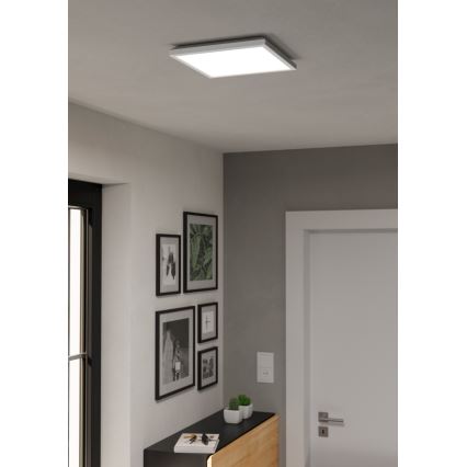 Eglo - LED RGBW Prigušiva stropna svjetiljka za kupaonicu LED/13,4W/230V 2700-6500K 29x29 cm IP44 bijela ZigBee