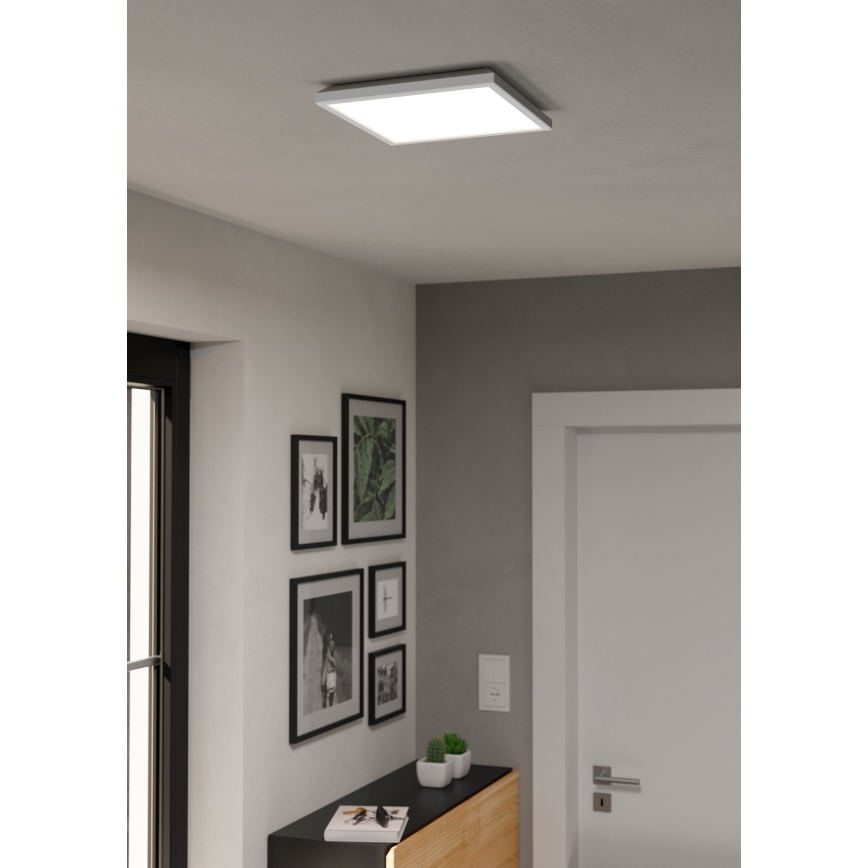 Eglo - LED RGBW Prigušiva stropna svjetiljka za kupaonicu LED/13,4W/230V 2700-6500K 29x29 cm IP44 bijela ZigBee