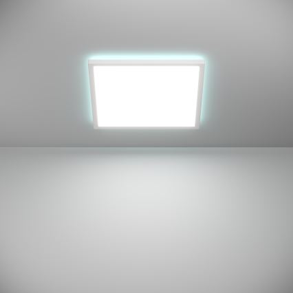Eglo - LED RGBW Prigušiva stropna svjetiljka za kupaonicu LED/17,6W/230V 2700-6500K 39x39 cm IP44 bijela ZigBee