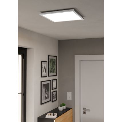 Eglo - LED RGBW Prigušiva stropna svjetiljka za kupaonicu LED/17,6W/230V 2700-6500K 39x39 cm IP44 bijela ZigBee