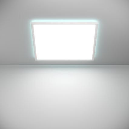 Eglo - LED RGBW Prigušiva stropna svjetiljka za kupaonicu LED/17W/230V 2700-6500K 50x50 cm IP44 bijela ZigBee