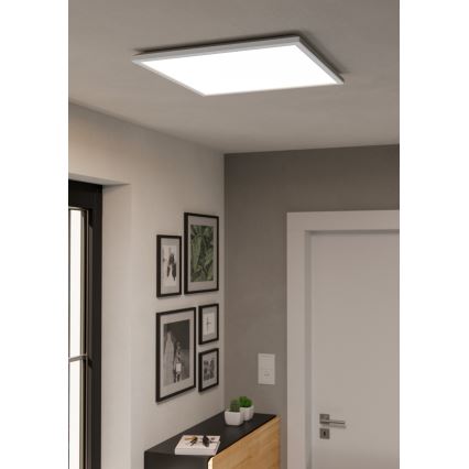 Eglo - LED RGBW Prigušiva stropna svjetiljka za kupaonicu LED/17W/230V 2700-6500K 50x50 cm IP44 bijela ZigBee