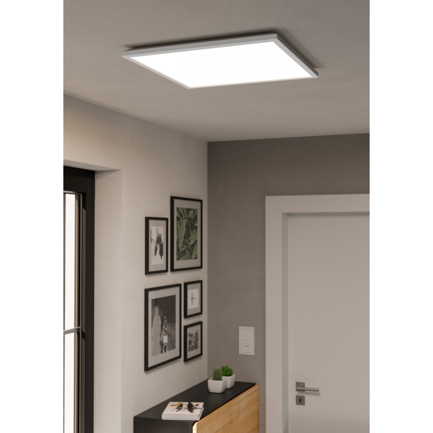 Eglo - LED RGBW Prigušiva stropna svjetiljka za kupaonicu LED/17W/230V 2700-6500K 50x50 cm IP44 bijela ZigBee