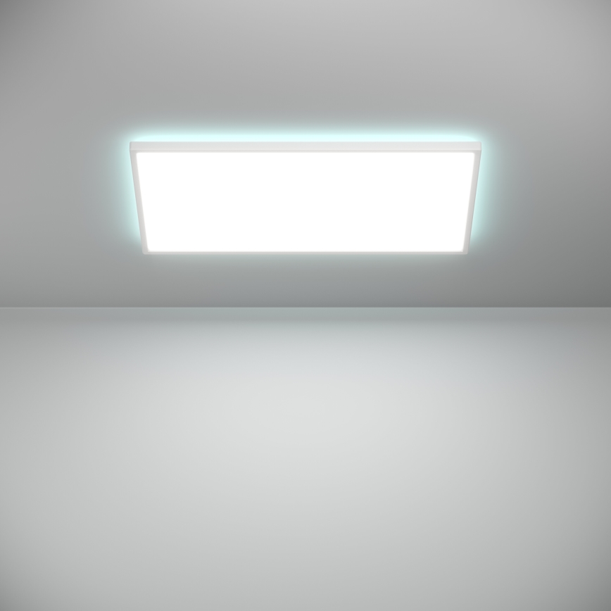 Eglo - LED RGBW Prigušiva stropna svjetiljka za kupaonicu LED/17,2W/230V 2700-6500K 30x57cm IP44 bijela ZigBee